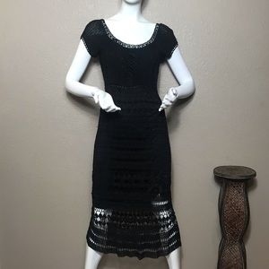 Cache Black eyelet dress!